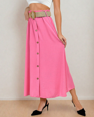 Royalfashion Žensko midi krilo s pasom