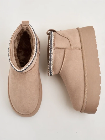 Royalfashion Ženski kratki škornji a'la snežni škornji Xoalla