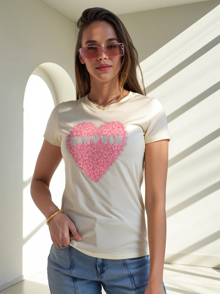 Royalfashion Ženska bombažna bluzka