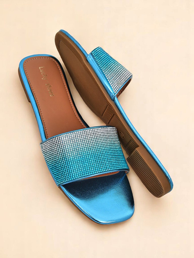 Royalfashion Ženski natikači s cirkoni ShinyGlow