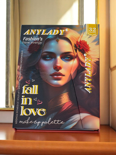 ANYLADY Kompaktna paleta ličil – senčila za oči, konturiranje, ustnice – 32 odtenkov