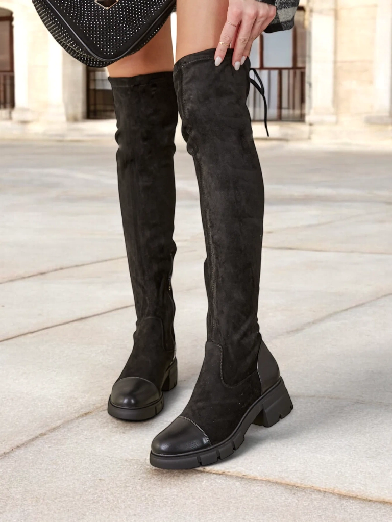 Ženski čizme iznad koljena Royalfashion Sewio