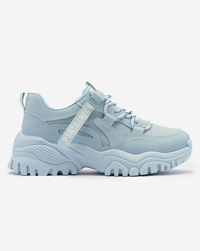 Royalfashion Niebieskie damskie buty sportowe typu sneakersy Evilpo