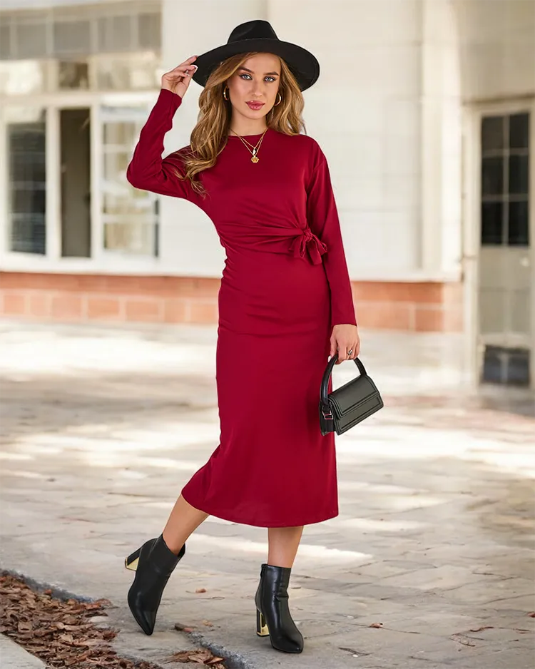 Royalfashion Ženska midi obleka