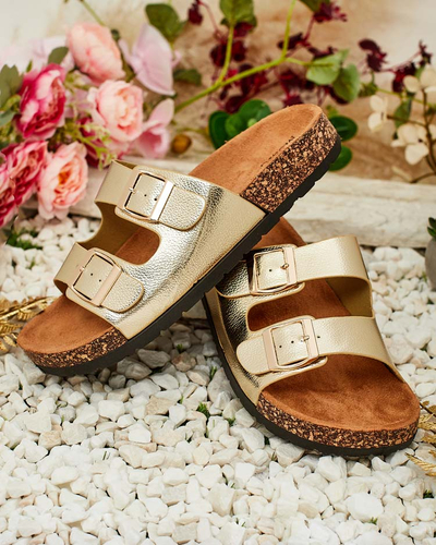 Royalfashion Ženske japonke z ravnim podplatom Rill