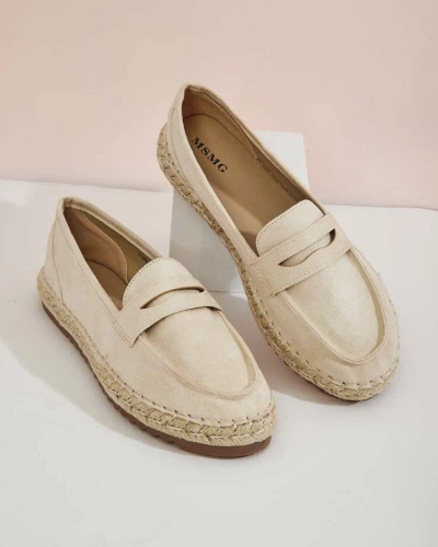 Royalfashion Ženski mokasini iz semiša eko Monum