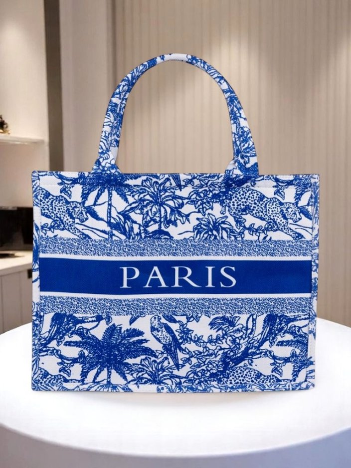 Royalfashion Platnena torba Paris Garden