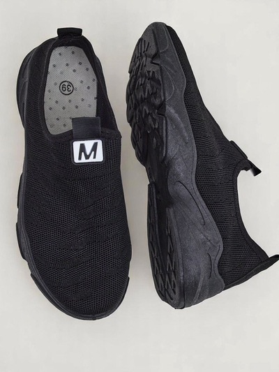 Royalfashion Zapatillas deportivas femeninas sin cordones Flex Move