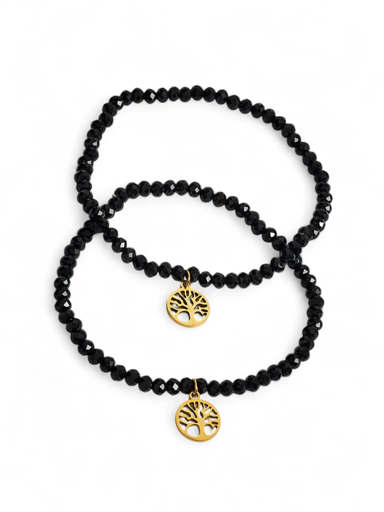 Royalfashion Dve ženski zapestnici z obeskom drevesa