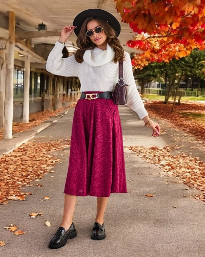 Royalfashion Ženska midi suknja