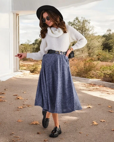 Royalfashion Ženski midi suknja