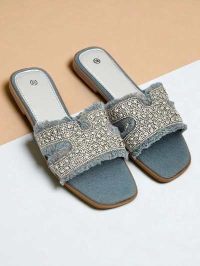 Royalfashion ženski natikači z bleščicami CrystalEase