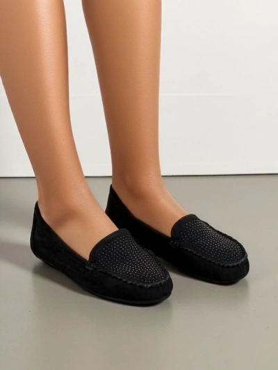 Royalfashion Ženske mokasine s kristali Ezuess