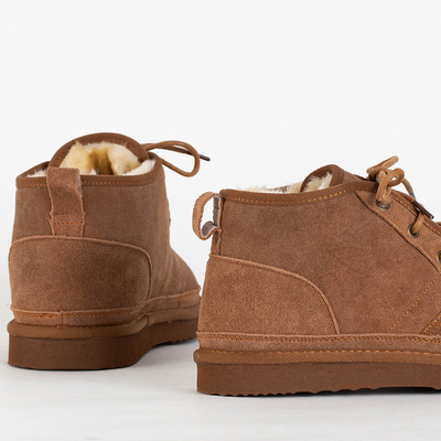 Royalfashion Camel Moški škornji a'la snow boots Gavin