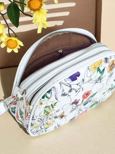 Royalfashion Majhna ženska torbica iz ekološkega usnja Floriana