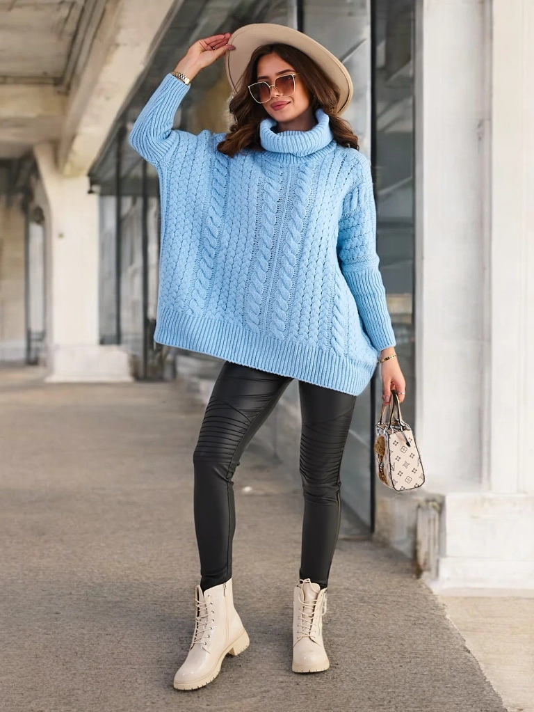 Royalfashion Ženski pulover z rolojem