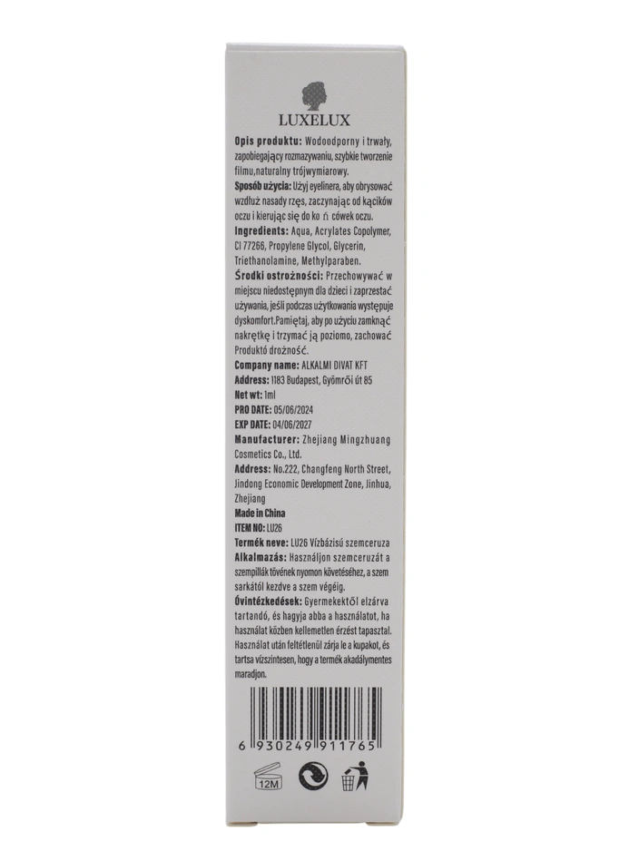 Luxelux Vodoodporni eyeliner 1ml