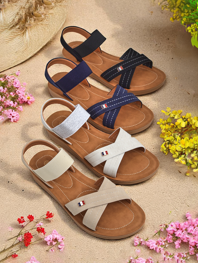 Royalfashion ženske sandale z elastičnim trakom Zerefis