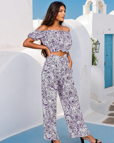 Royalfashion Dvodelni ženski komplet s potiskom