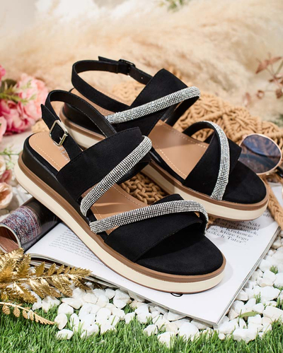 Royalfashion Ženski sandali Obissa z nizko peto