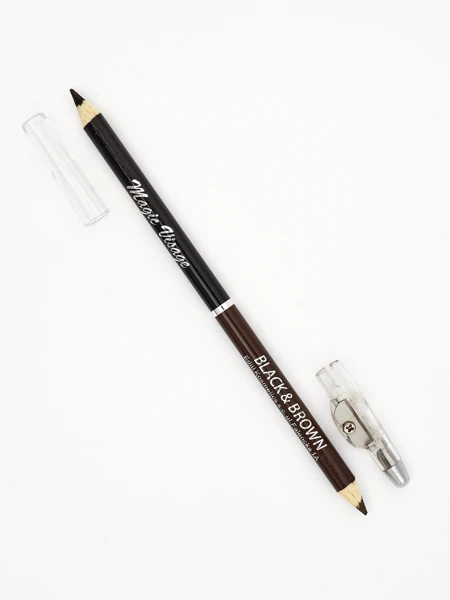 Dvobarvna svinčnik za obrvi z šilčkom Brow Duo Shade