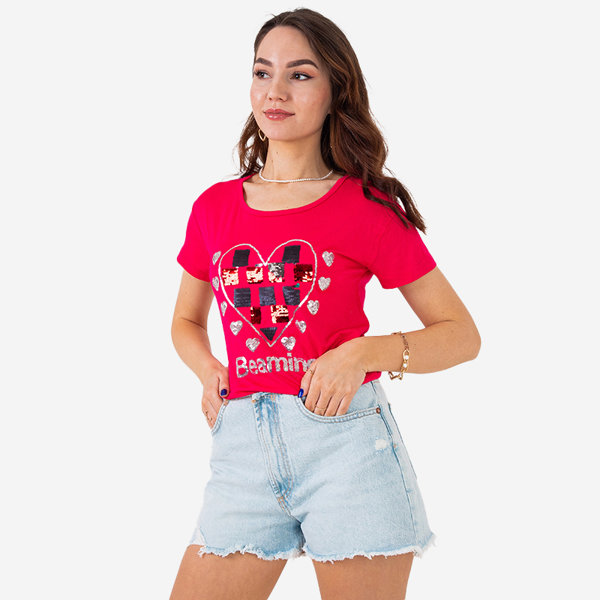 Royalfashion Fuksjowy damski t-shirt z printem