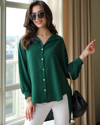 Royalfashion Dama dolgih oversized srajc