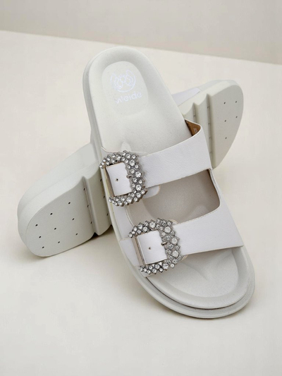 Royalfashion ženske natikače z zaponkami Mrs Aurora