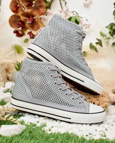 Royalfashion Ženske Nizzef ažuraste superge