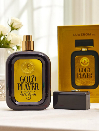 Navdihnjen eau de parfum za moške Gold Player Black
