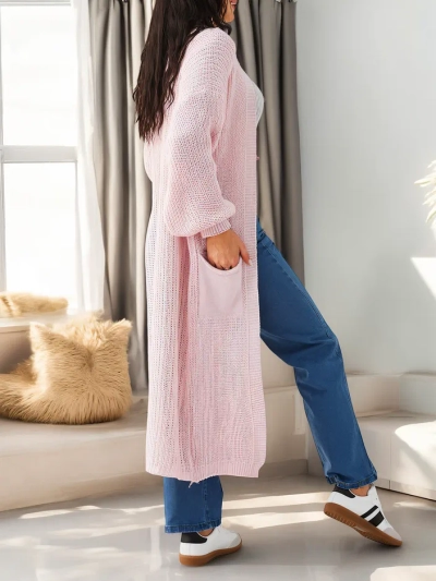 Royalfashion akrilni pleteni ženski kardigan