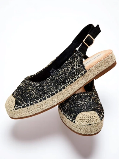 Royalfashion Ženske espadrile z okrasno vezenino