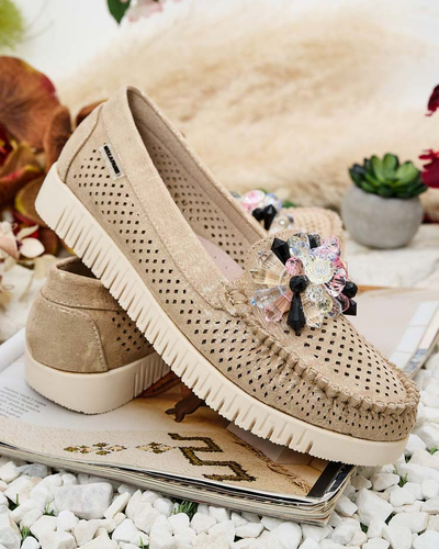 Royalfashion Women's beaded openwork mokasini Nasfali