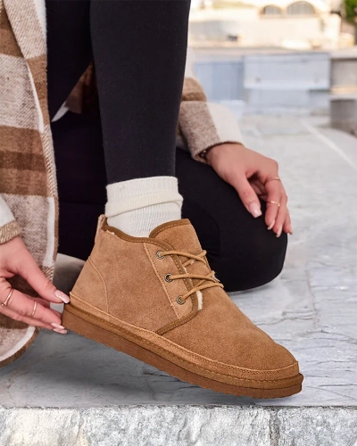 Royalfashion Camel Moški škornji a'la snow boots Gavin