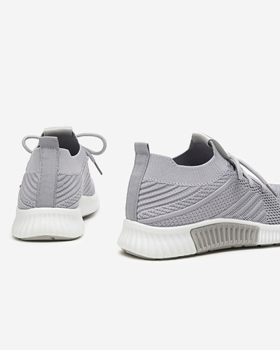 Szare damskie buty sportowe Merisal - Obuwie