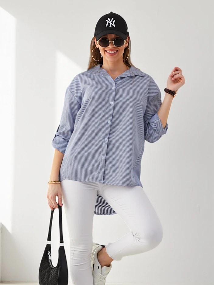 Royalfashion Ženska črtasta srajca