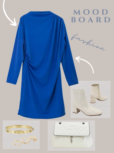 Royalfashion Ženska tkanina haljina