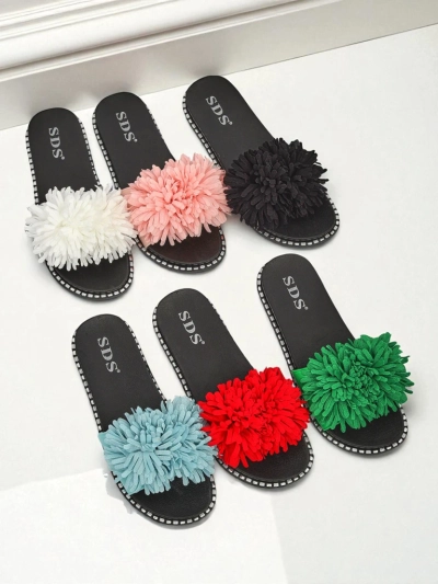 Royalfashion Ženski natikači z ravnim podplatom Flora Blide