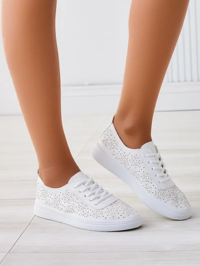 Royalfashion Ženske športne čevlje na vezalke s potiskom Fennie