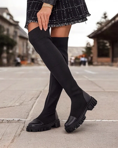 Royalfashion Ženske slip-on bizon čizme