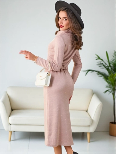 Royalfashion Ženska pletena obleka