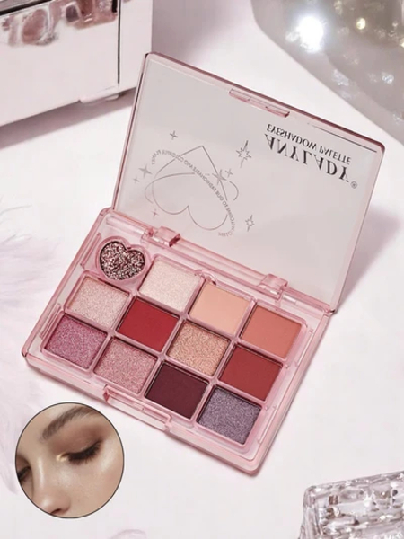 Paleta 12 senčil za oči Ruby Glamour