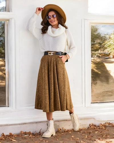 Royalfashion Ženska midi krila