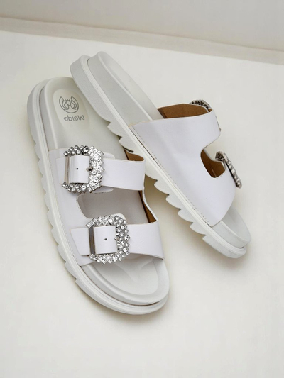 Royalfashion ženske natikače z zaponkami Mrs Aurora