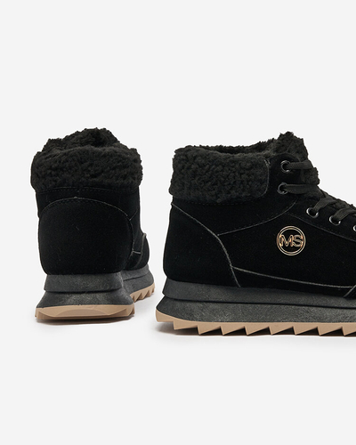 Royalfashion Ženski izolirani športni čevlji v črni barvi Cerrto