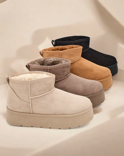 Royalfashion Kratki ženski zimski čevlji po vzoru Hawannija