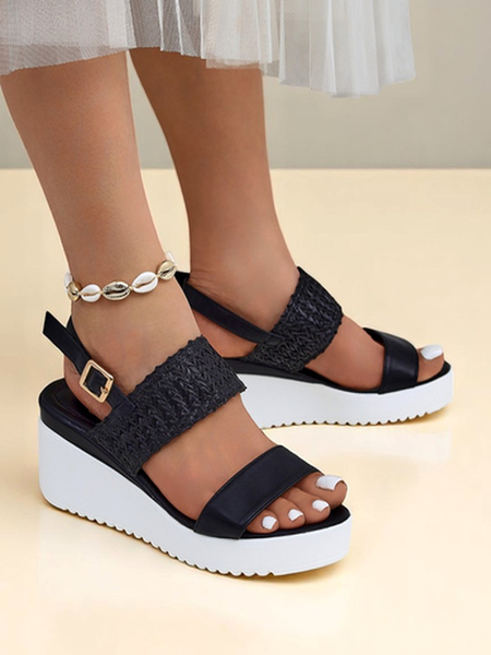Sandali s peto Royalfashion Cassia Nero – udobje in stil za poletje