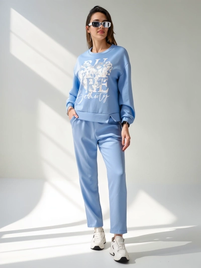 Royalfashion Ženska viskoza set s potiskom