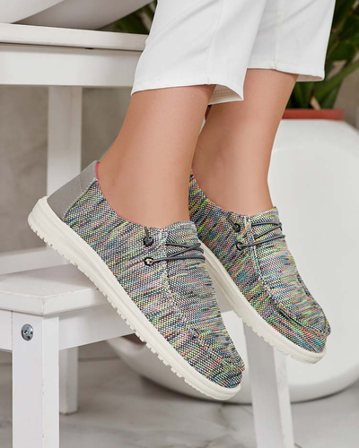 Royalfashion Ženski polpravi čevlji s čipko