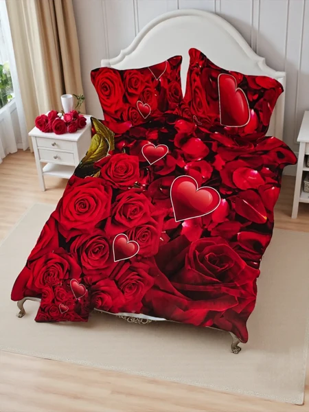 Royalfashion Posteljnina z vzorcem 180x200 komplet 3 DELI